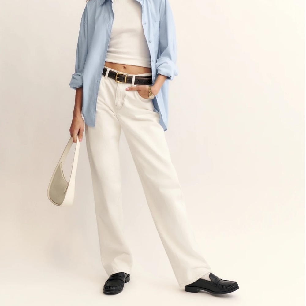Reformation Val 90s Mid Rise Straight Jeans
